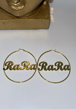 Load image into Gallery viewer, Custom Name Hoops
