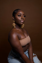 Load image into Gallery viewer, Paradise on the Sunrise White Jhumka
